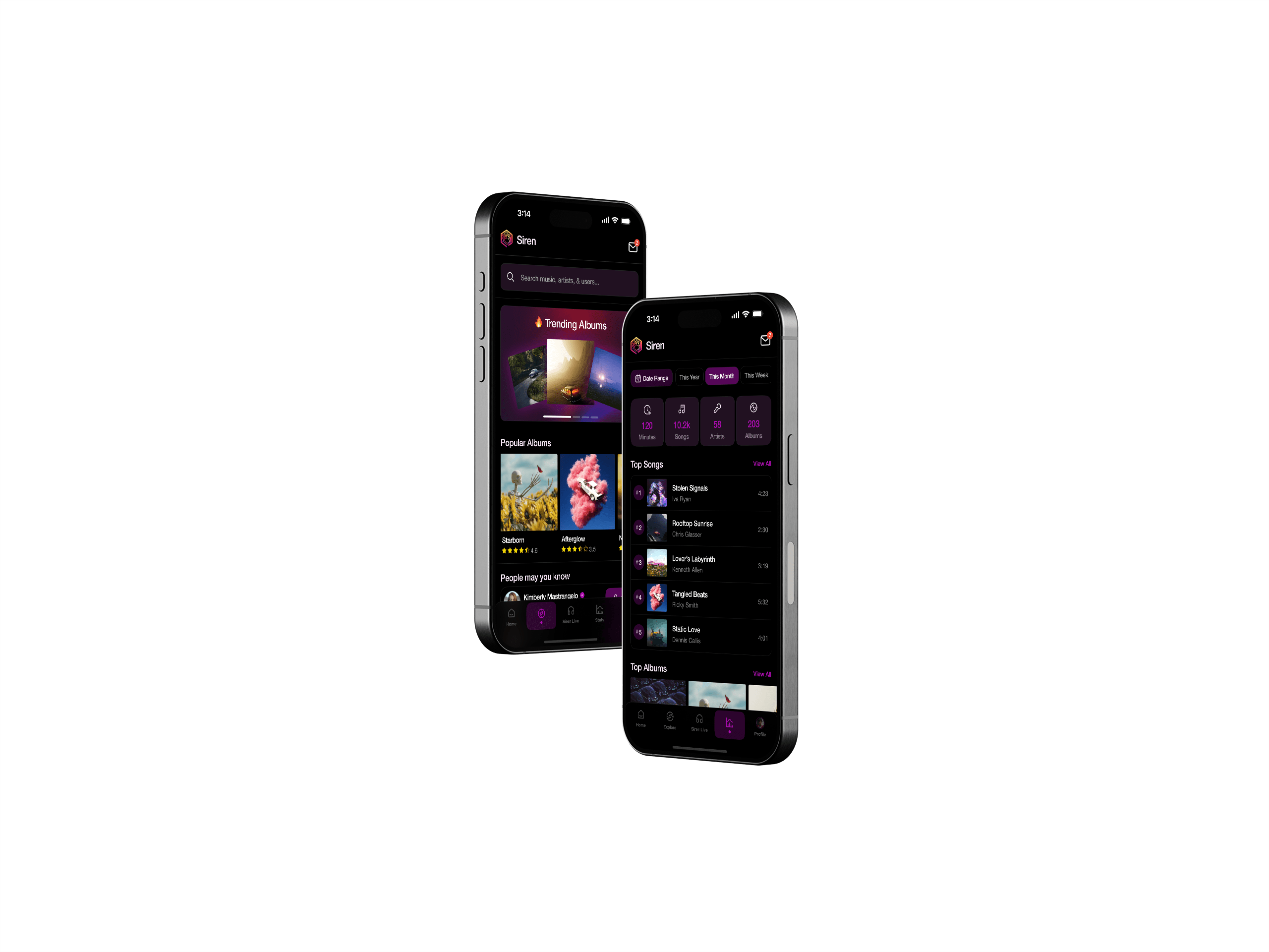 Case study app screenshot