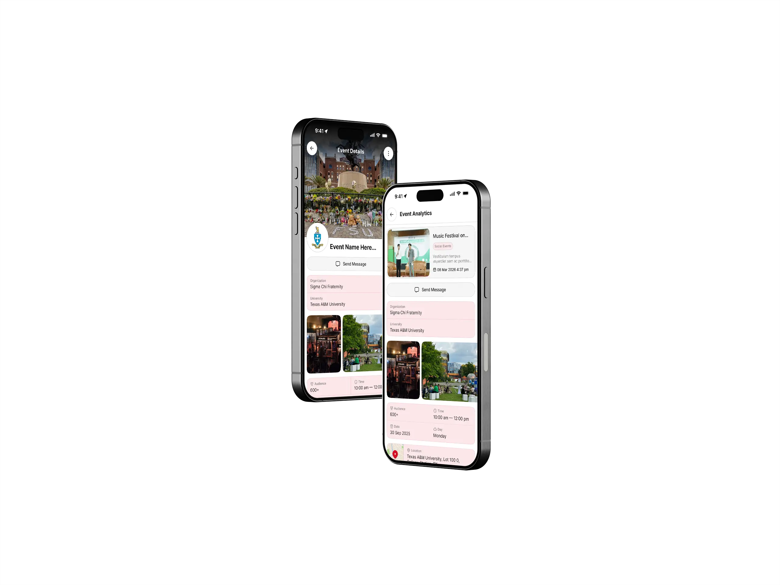Case study app screenshot