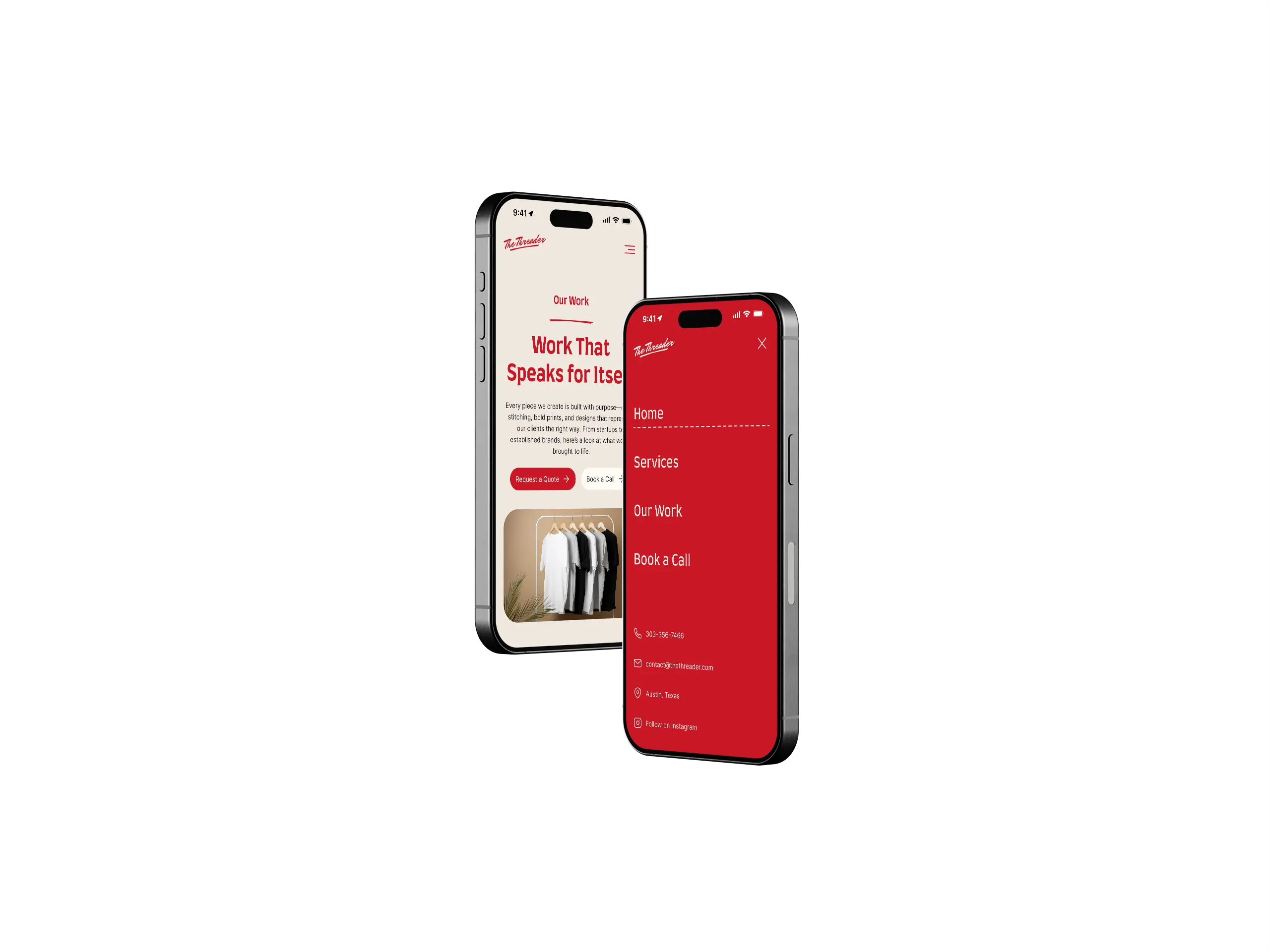 Case study app screenshot
